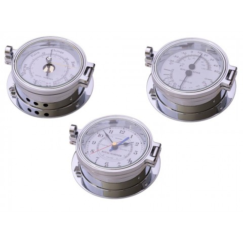 Chrome Time & Tide + Baro. + Thermo 116mm